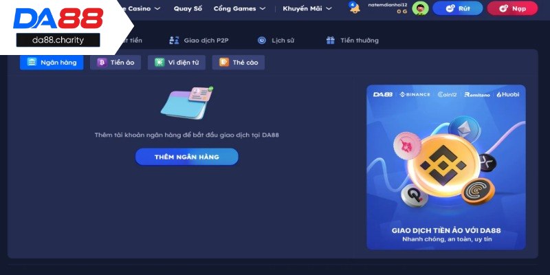 Cách nạp tiền qua thẻ cào