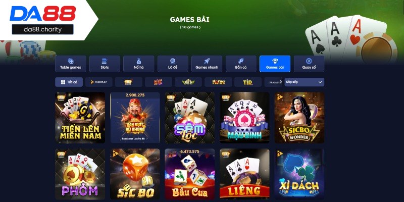 Kho game phong phú thú vị