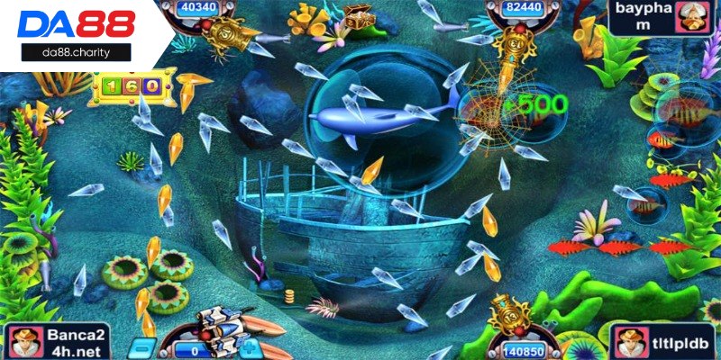 Tổng hợp game hot tại sảnh săn cá da88